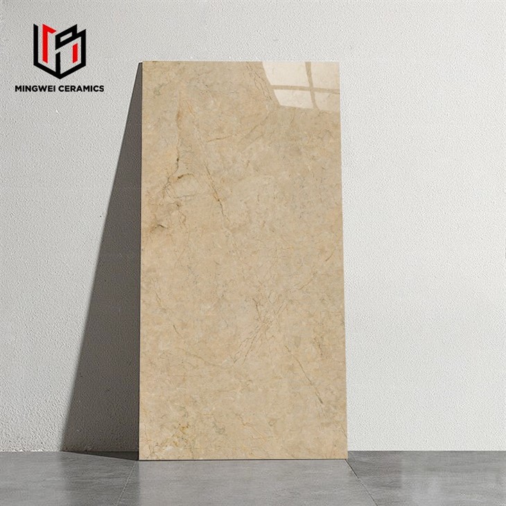 High-Gloss Marble Effect Tiles